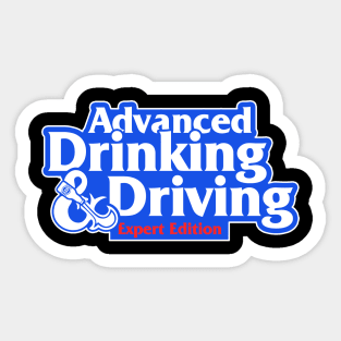 Advanced Drinking & Driving Sticker